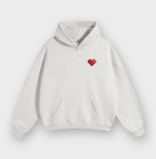 “Confused Heart” Premium Oversized Hoodie