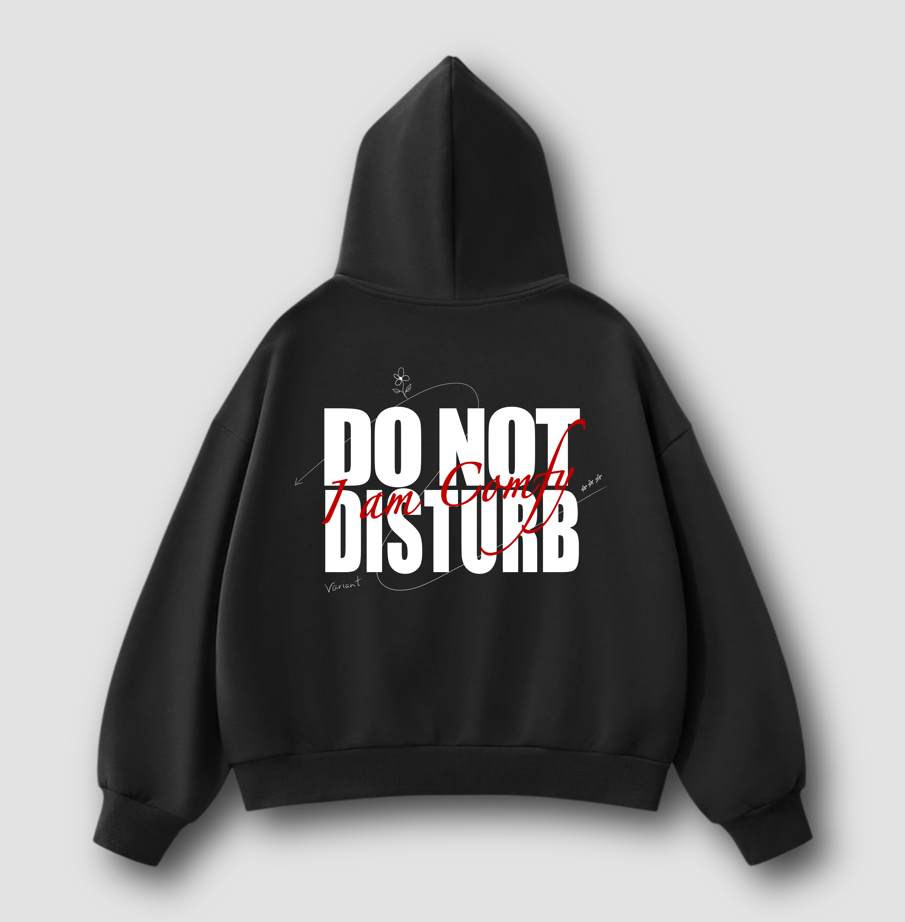 Variant DND Oversized Hoodie – I Am Comfy Edition