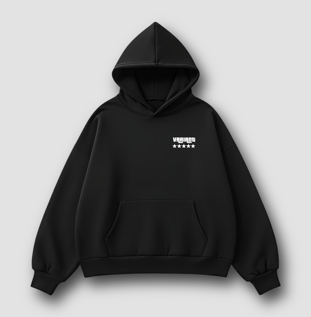 GTA-Inspired Oversized Black Premium Hoodie | 400 GSM