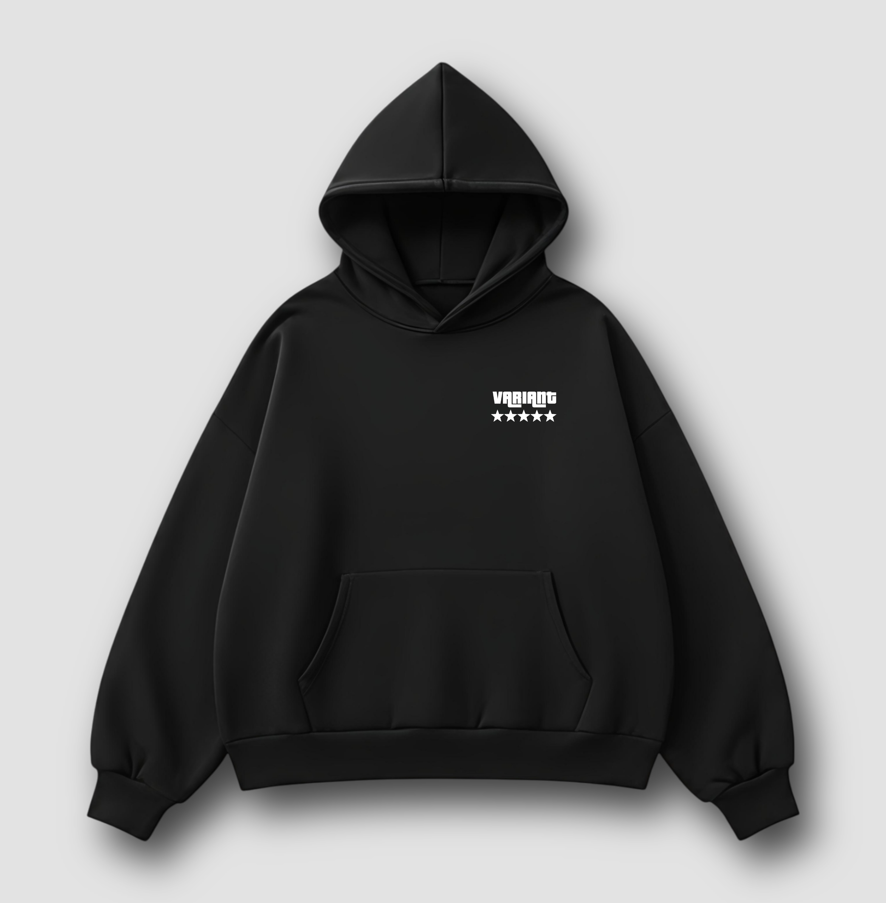 GTA-Inspired Oversized Black Premium Hoodie | 400 GSM