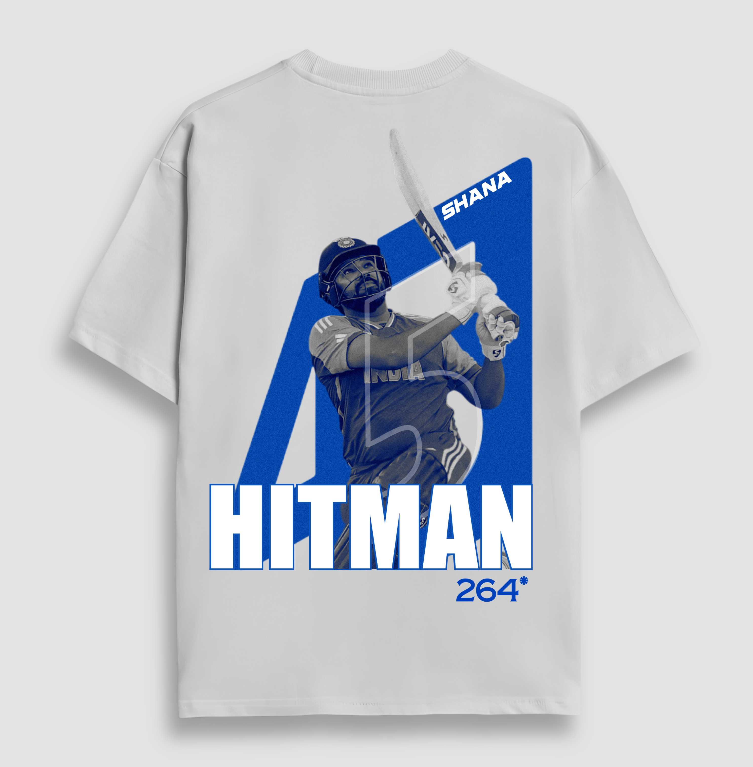 “Mumbai Cha Raja – Hitman Edition” Rohit Sharma oversize T-shirt