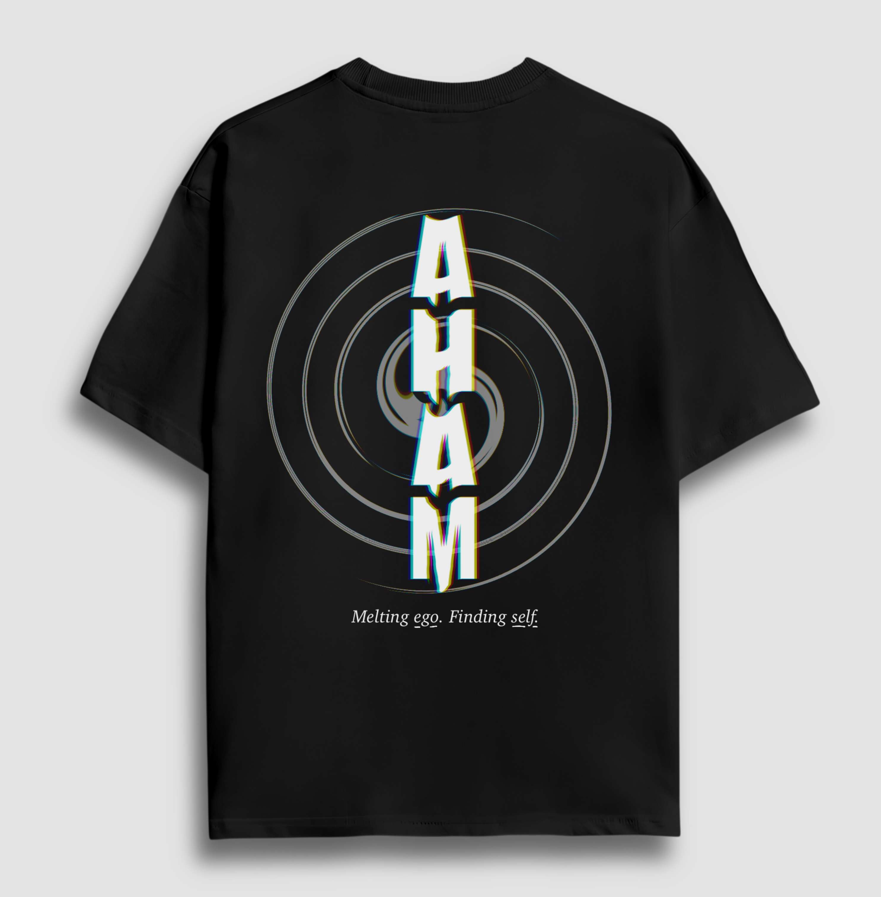 Aham "Melting Ego finding self" - Oversized T-Shirt