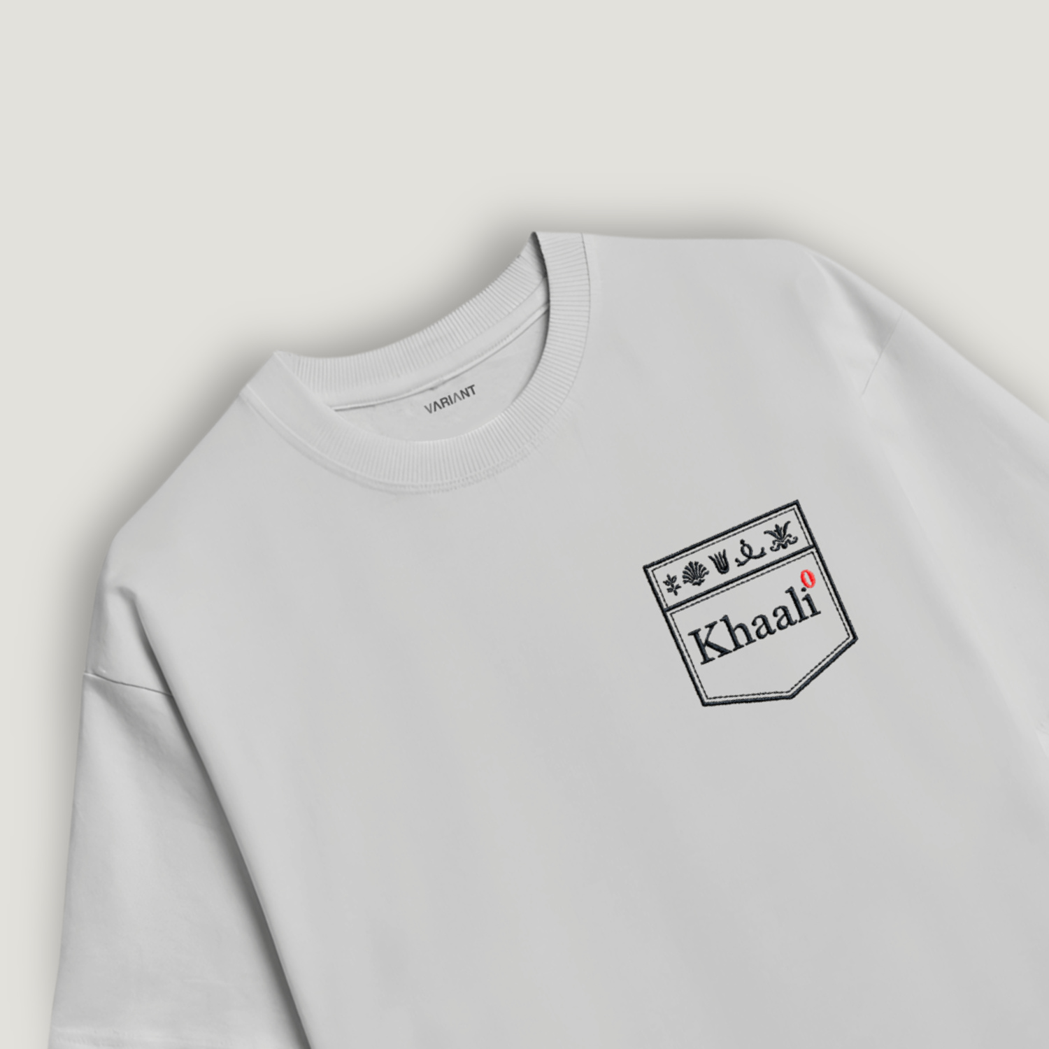 Jeeb Khaali Oversized Classic T-Shirt ( Embroidery )