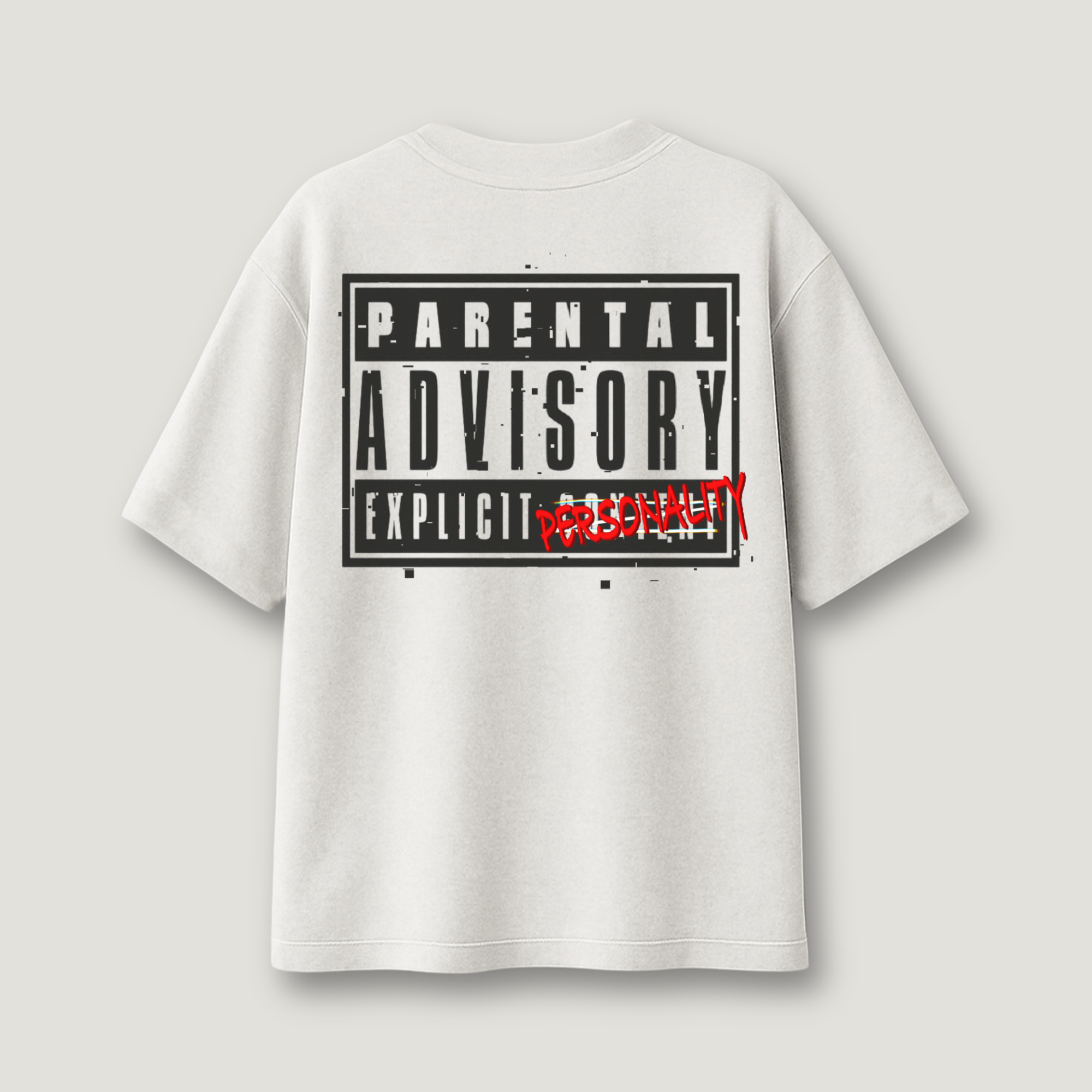 Parental Advisory Terry Oversized ( 260 GSM ) T-Shirt