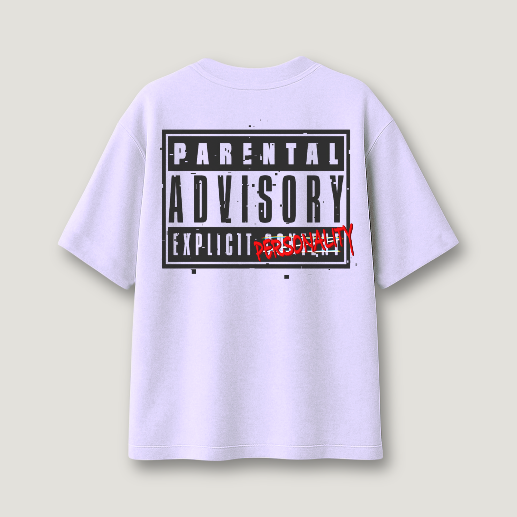 Parental Advisory Terry Oversized ( 260 GSM ) T-Shirt