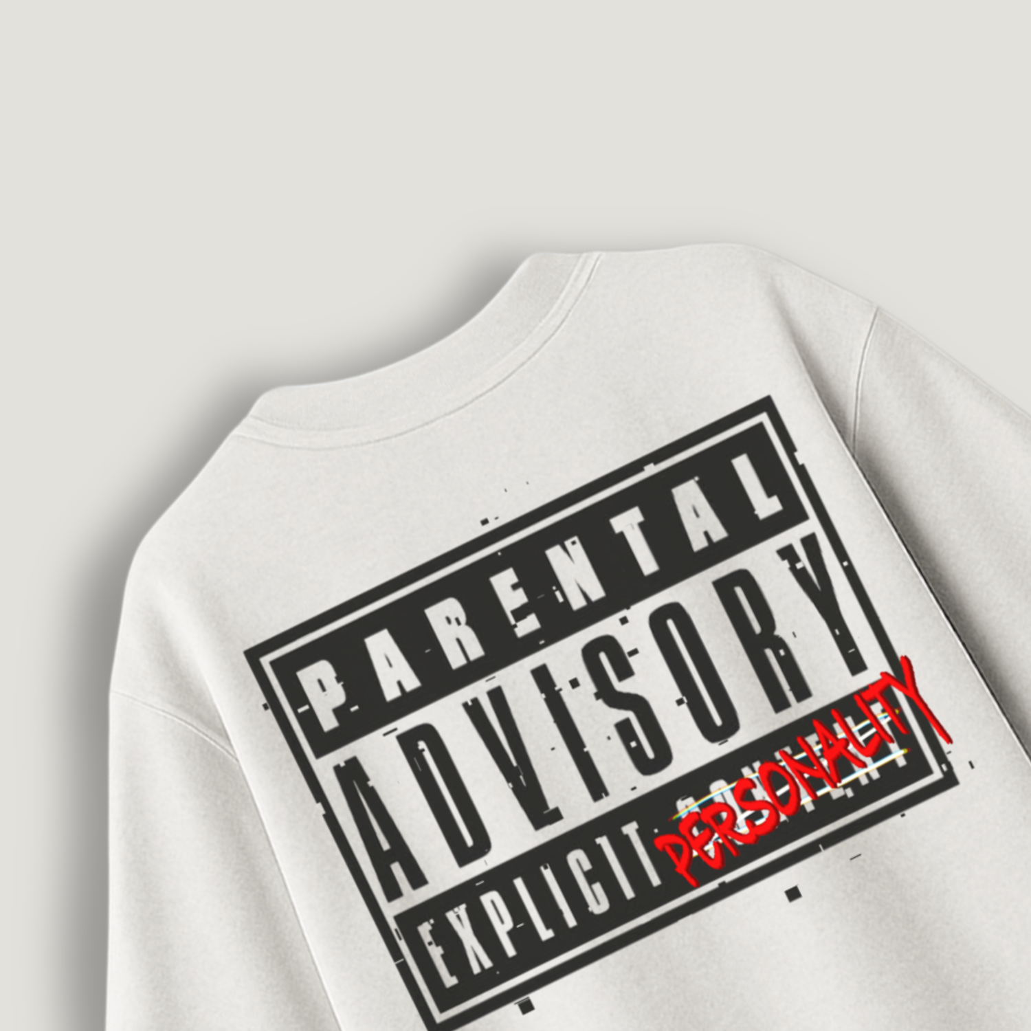 Parental Advisory Terry Oversized ( 260 GSM ) T-Shirt