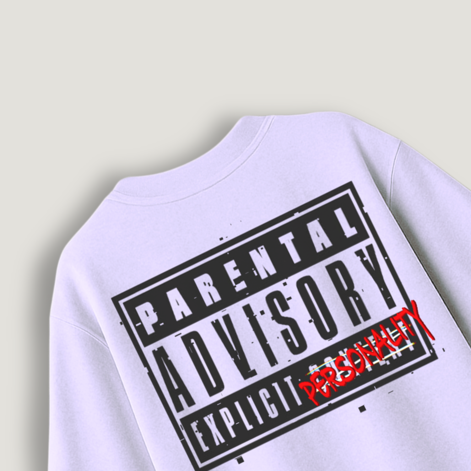 Parental Advisory Terry Oversized ( 260 GSM ) T-Shirt